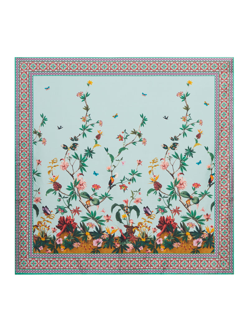 SILK SCARF WITH PRINT