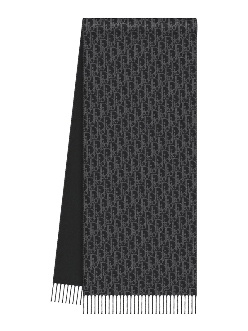 DOUBLE-SIDED OBLIQUE SCARF