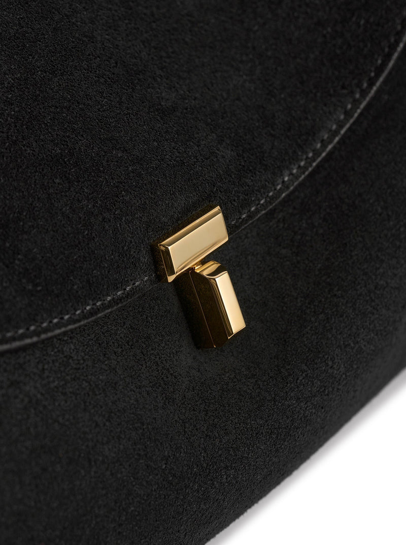 T-LOCK SUEDE BAG