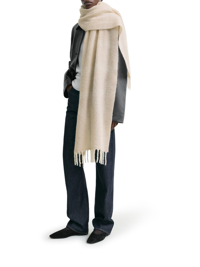 JACQUARD SCARF WITH MONOGRAM