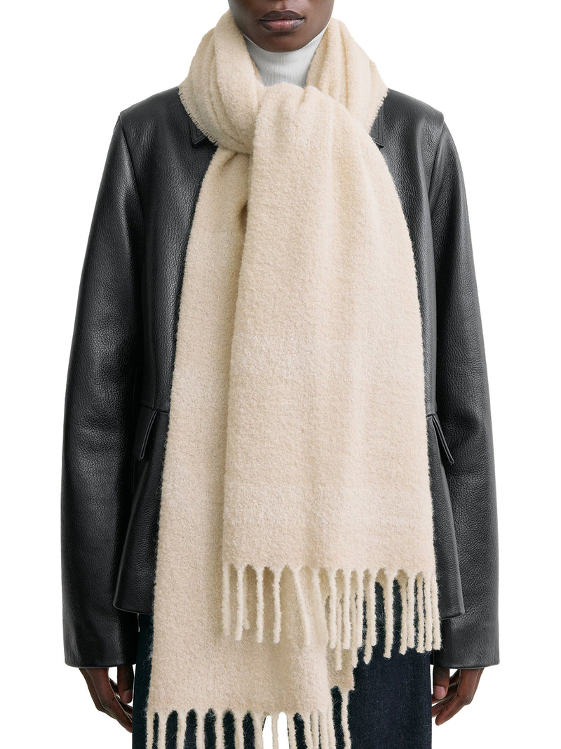 JACQUARD SCARF WITH MONOGRAM