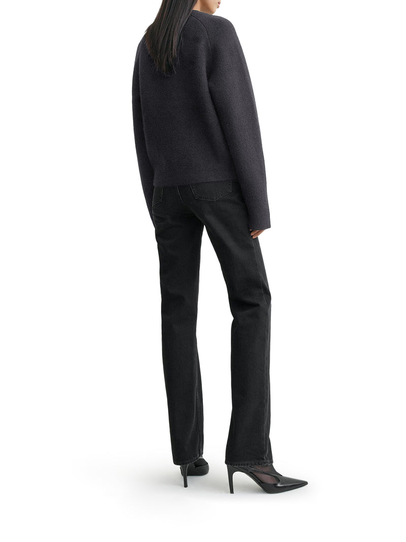 CARDIGAN WITH HAMMERED BUTTONS