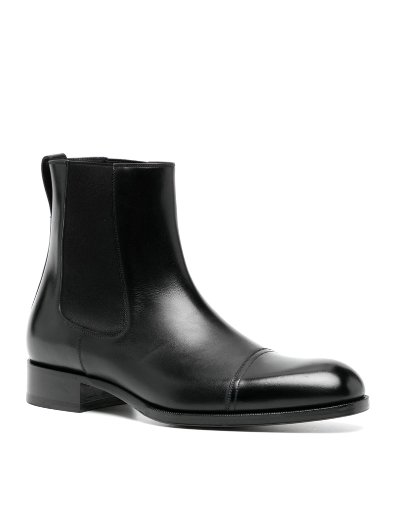 EDGAR CHELSEA BOOT IN BURNISHED LEATHER