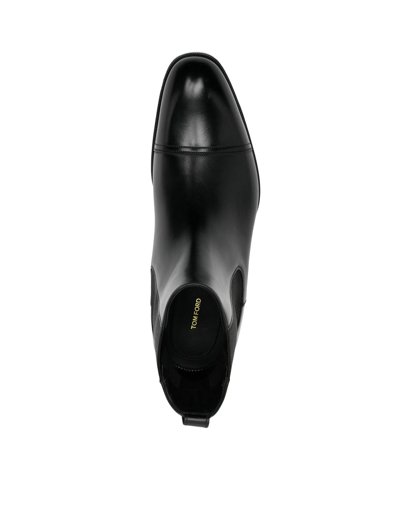 EDGAR CHELSEA BOOT IN BURNISHED LEATHER