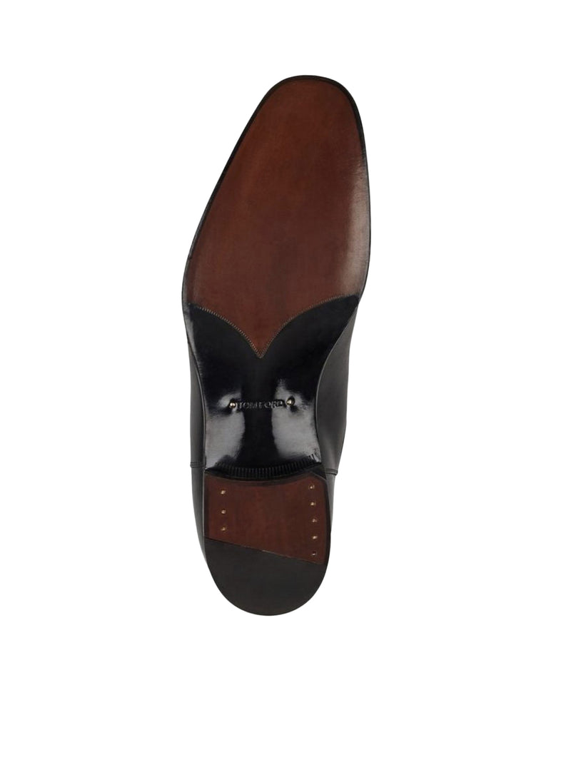EDGAR CHELSEA BOOT IN BURNISHED LEATHER