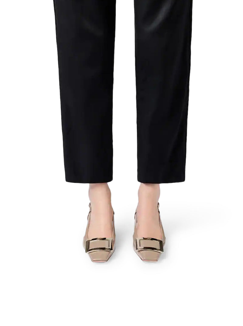 BELLE VIVIER PATENT SLINGBACK PUMPS