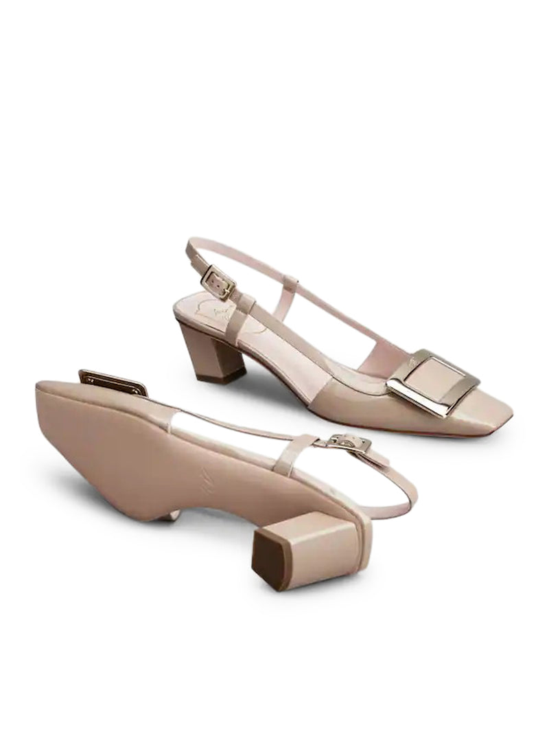 BELLE VIVIER PATENT SLINGBACK PUMPS