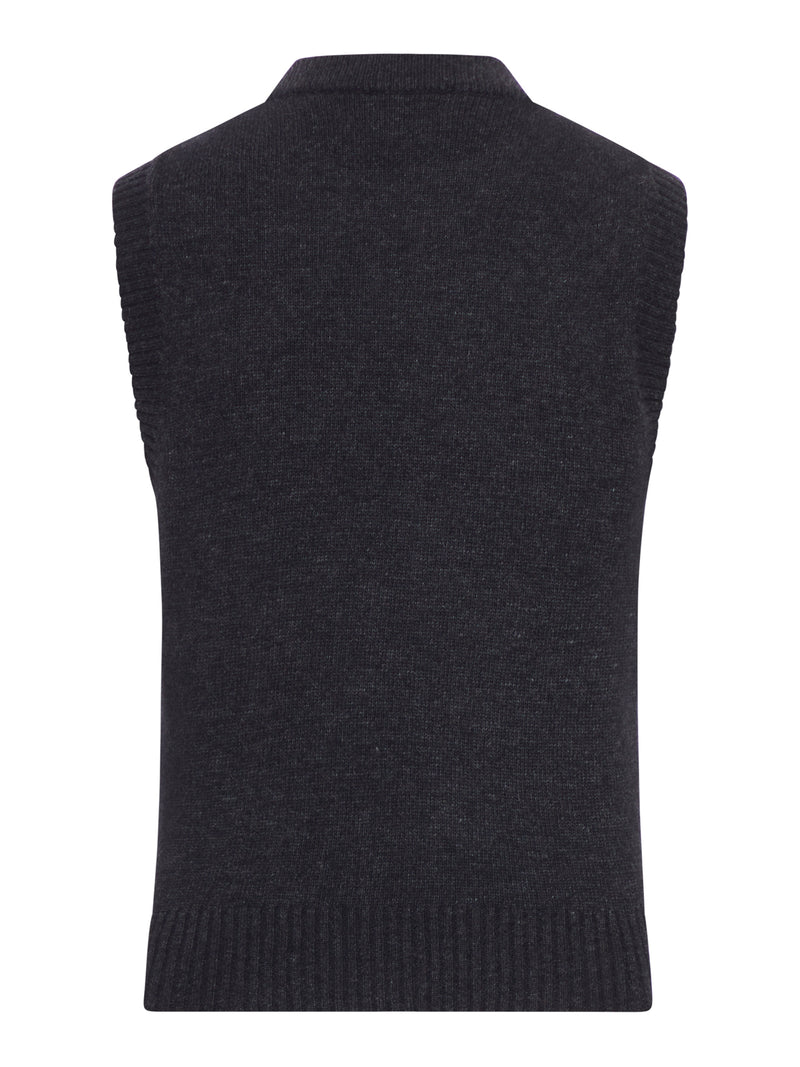 GRAPHIC WOOL VEST