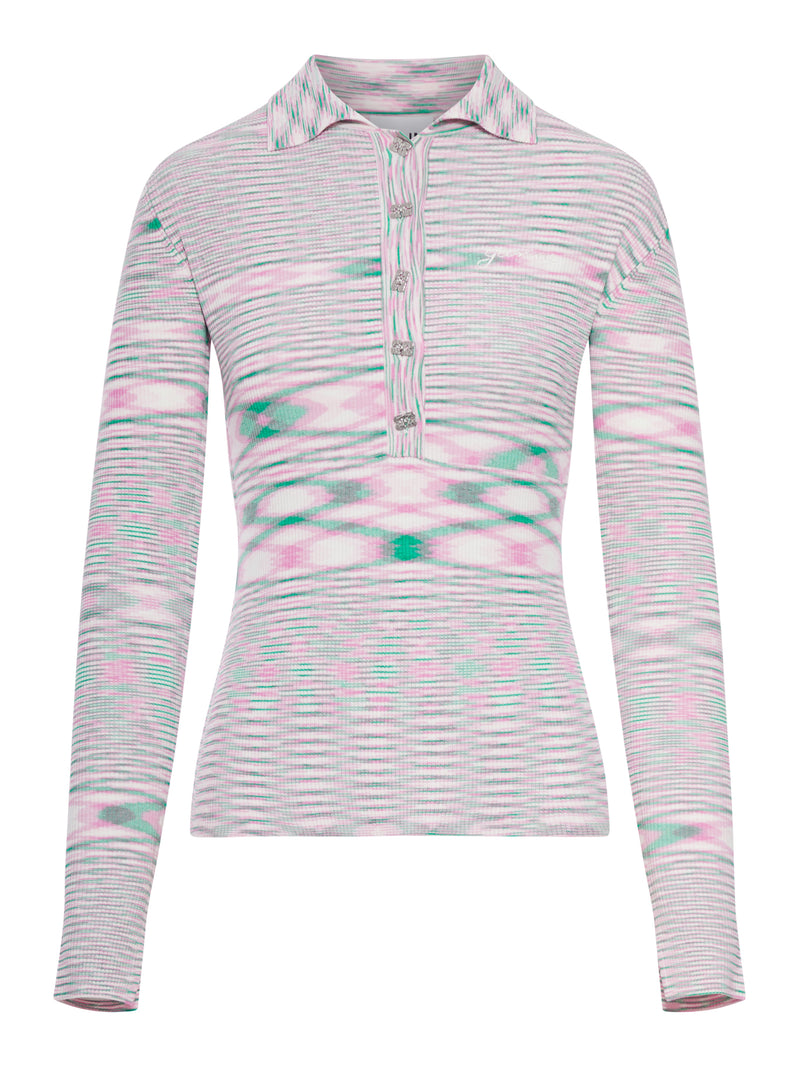 SPACEDYED KNIT POLO