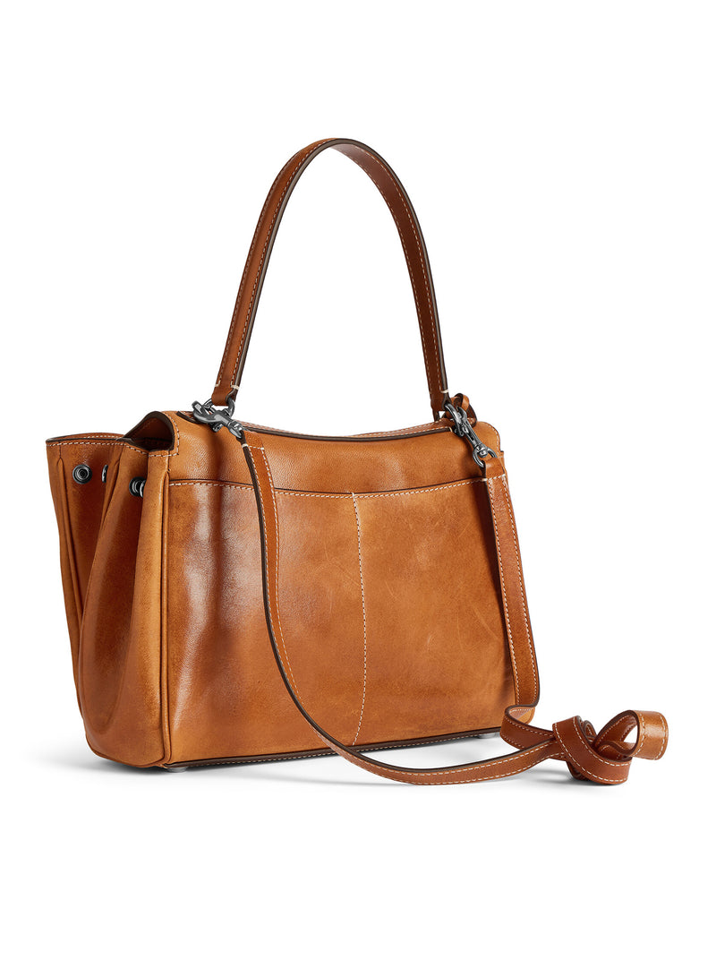 RODEO SMALL VEGETABLE TANNED LAMBSKIN BAG