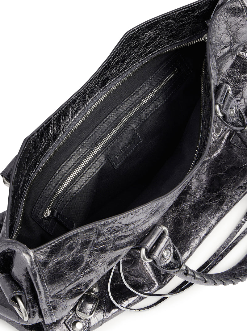 LE CITY MEDIUM BAG IN STEEL GREY