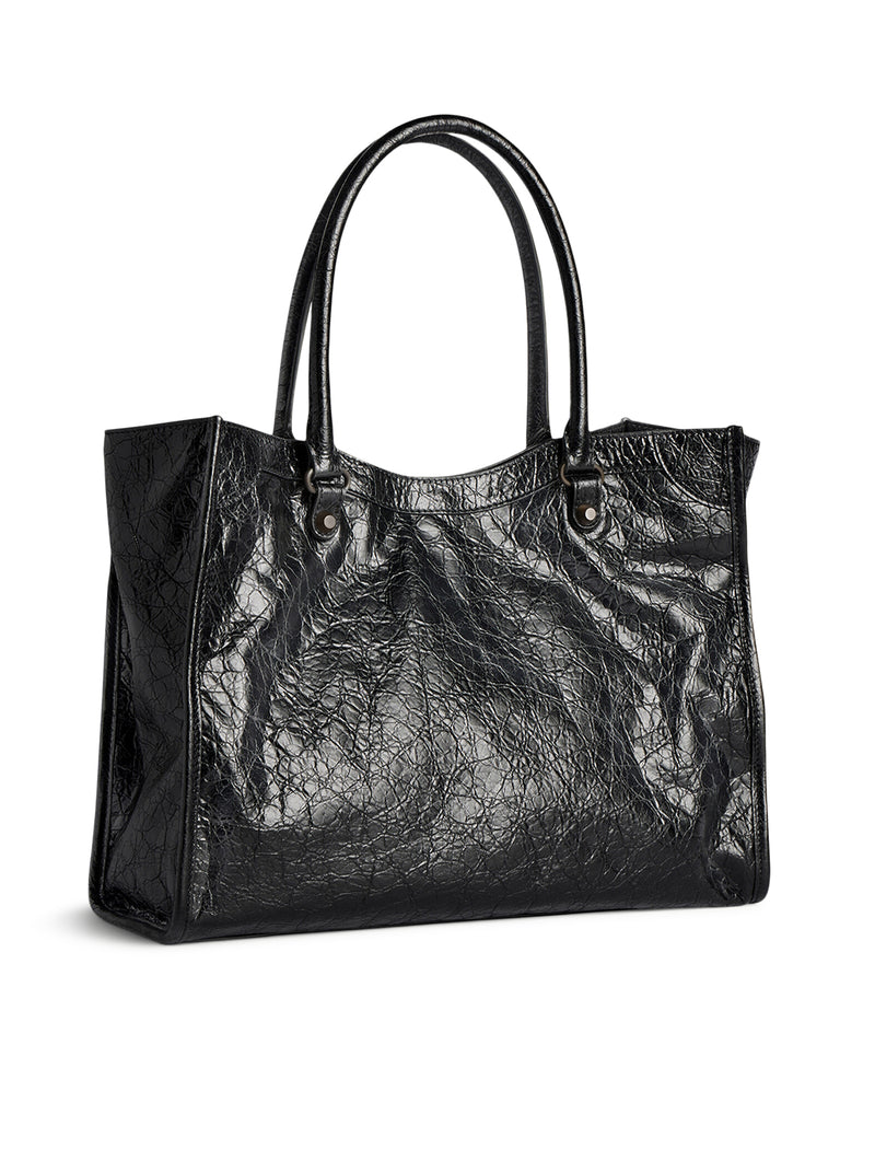 LE CITY SMALL TOTE BAG IN BLACK