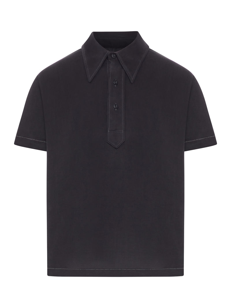 POLO SHIRT IN STRETCH TECHNICAL FABRIC