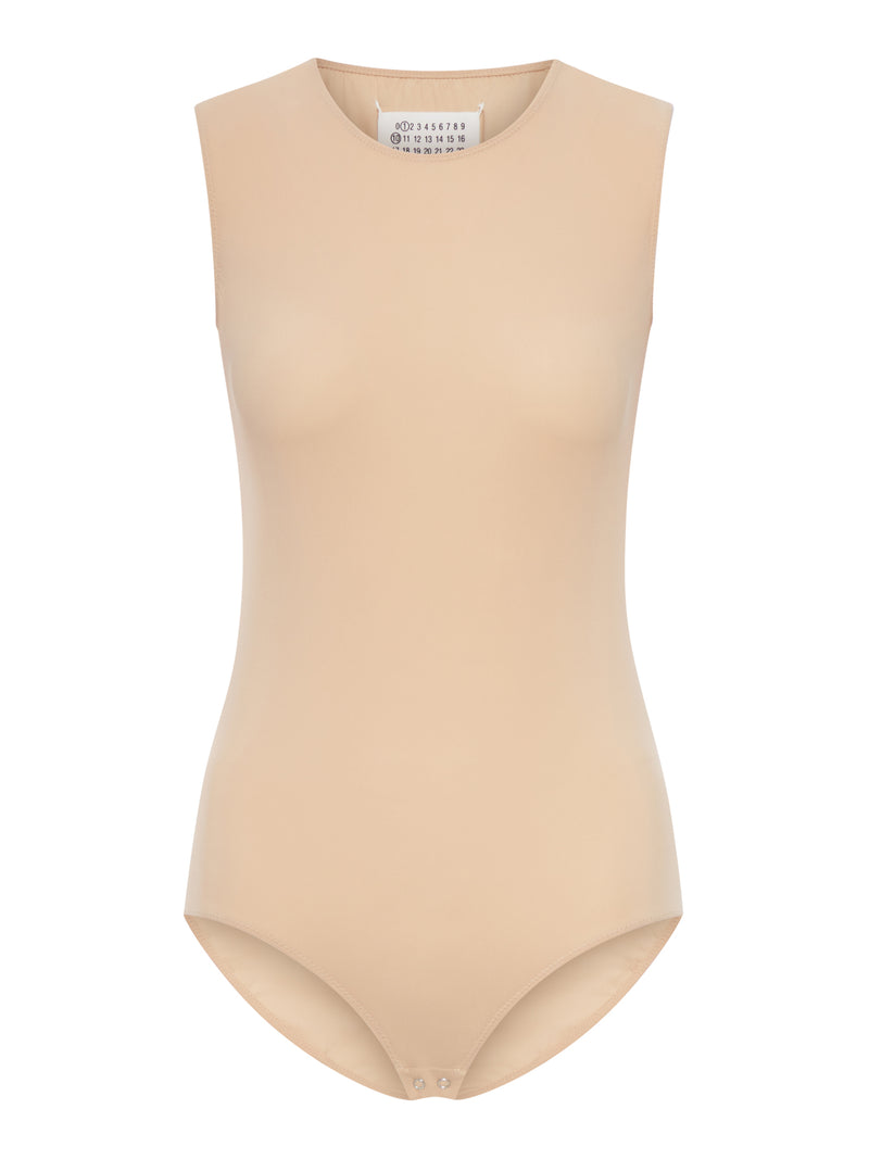 SLEEVELESS BODYSUIT IN TECHNICAL JERSEY