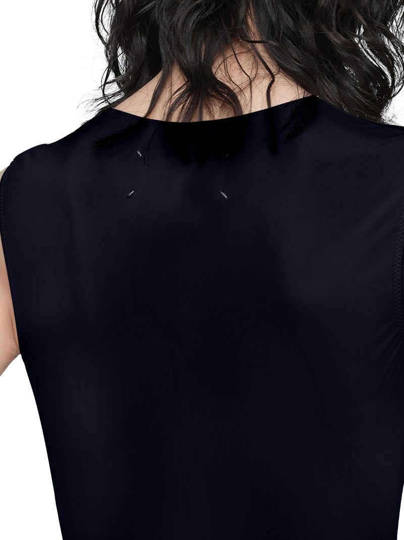 SLEEVELESS BODYSUIT IN TECHNICAL JERSEY