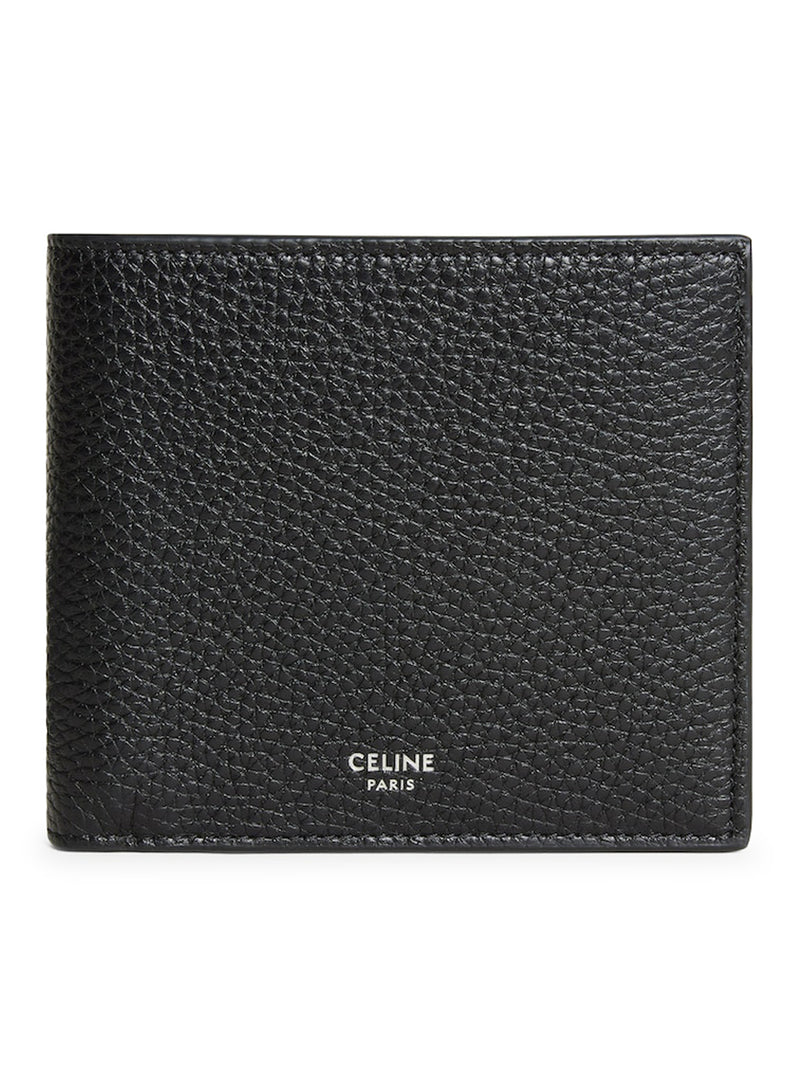 BI-FOLD WALLET IN GRAINED CALFSKIN