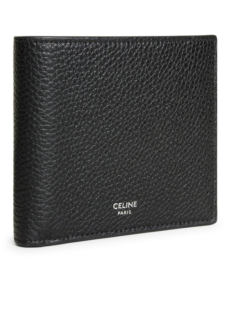 BI-FOLD WALLET IN GRAINED CALFSKIN