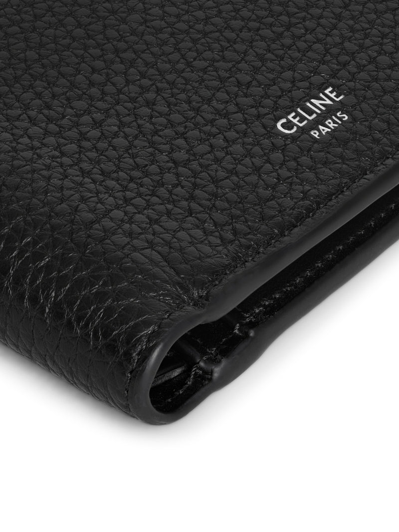 BI-FOLD WALLET IN GRAINED CALFSKIN