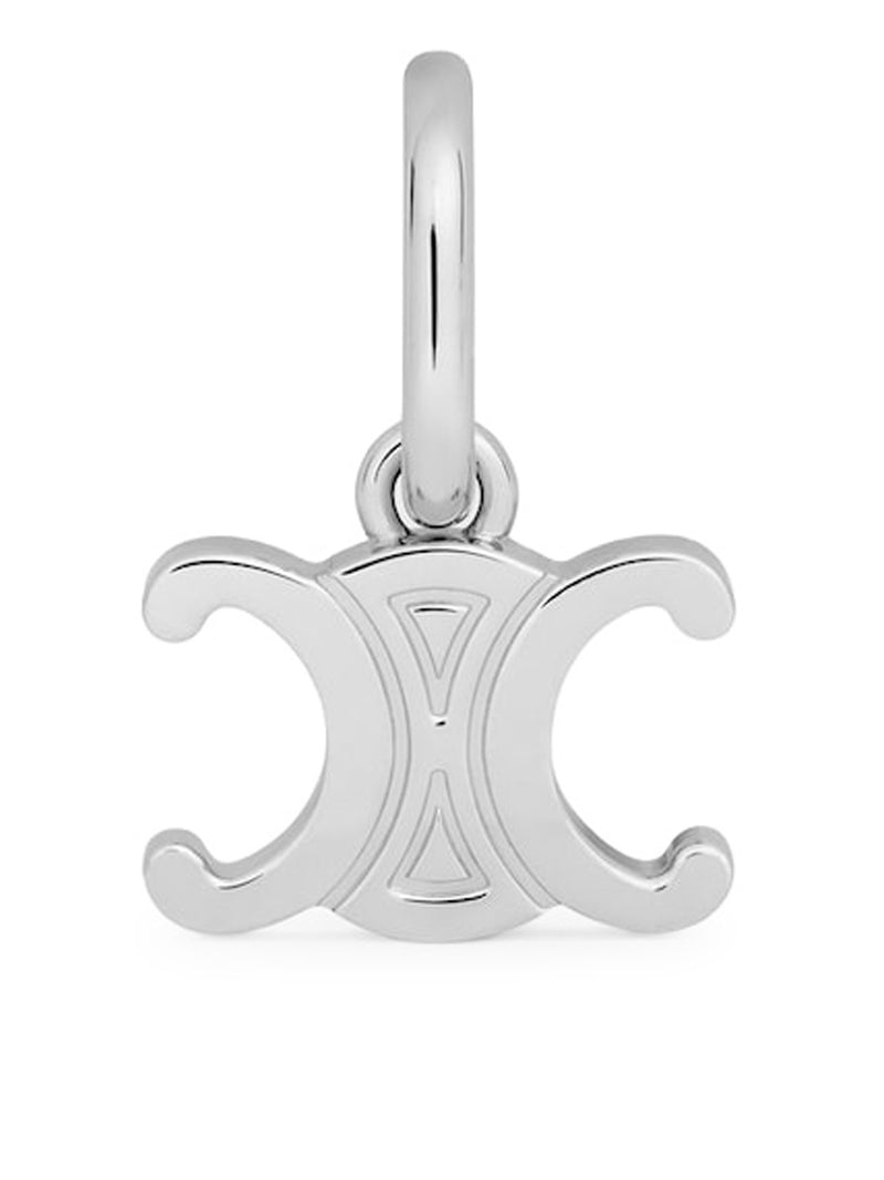 TRIOMPHE CELINE CHARMS IN RHODIUM-PLATED BRASS