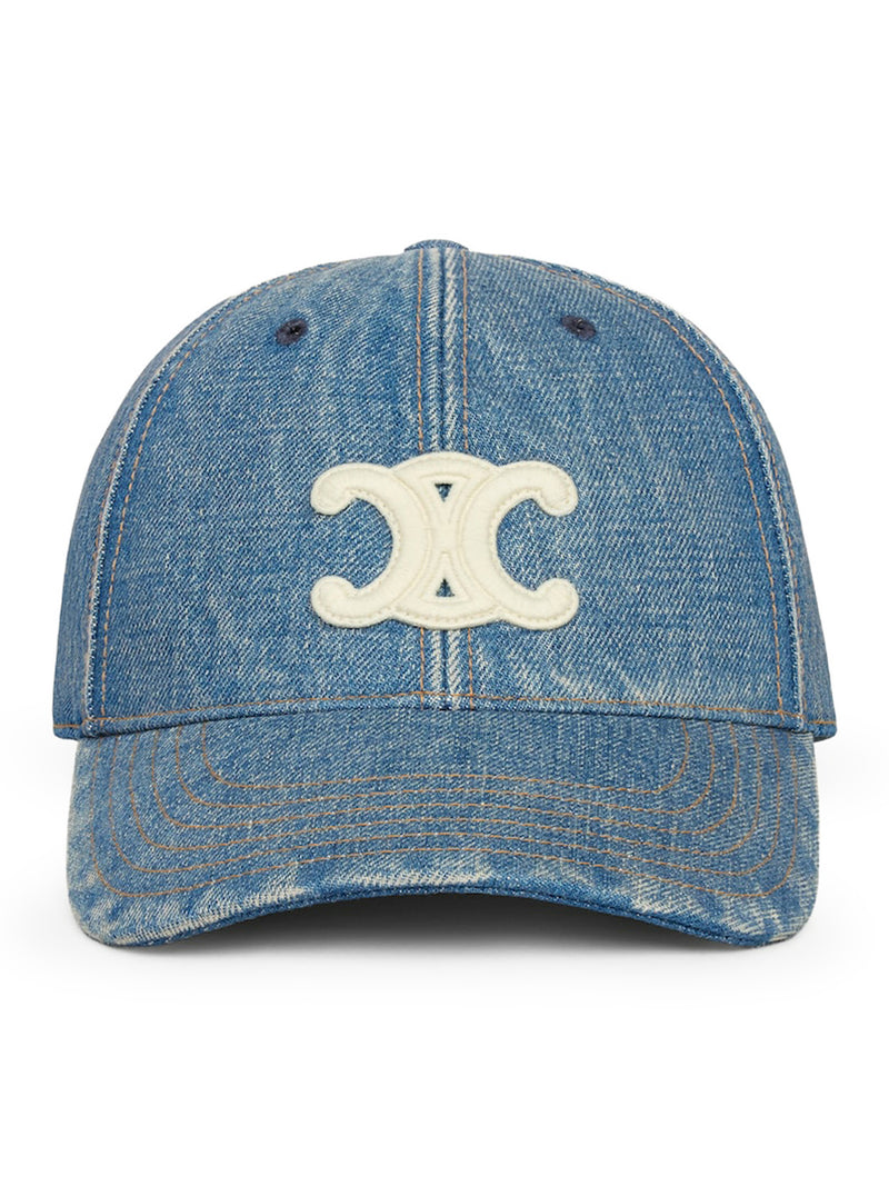 TRIOMPHE BASEBALL CAP IN UNION WASH DENIM