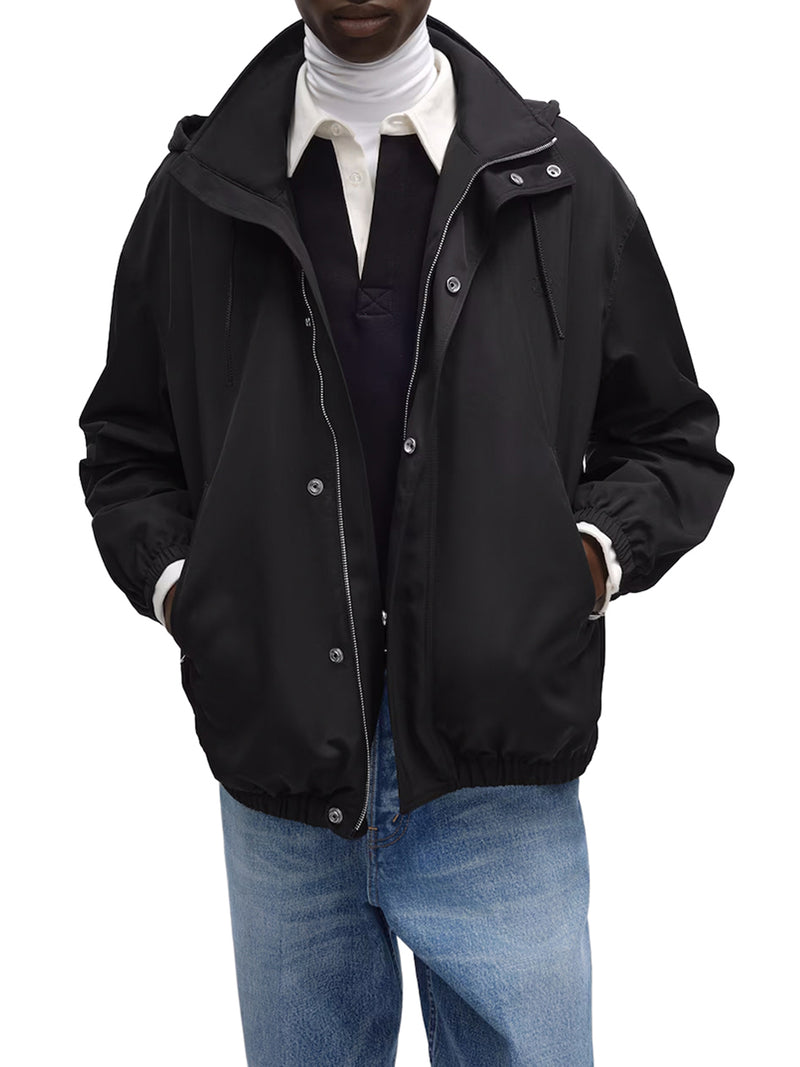 NYLON TWILL WIND JACKET