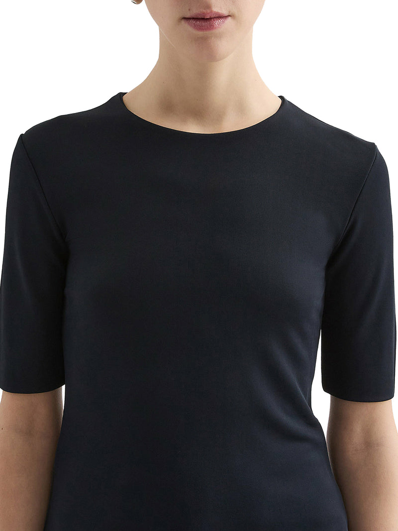 SHORT-SLEEVED CREPE T-SHIRT