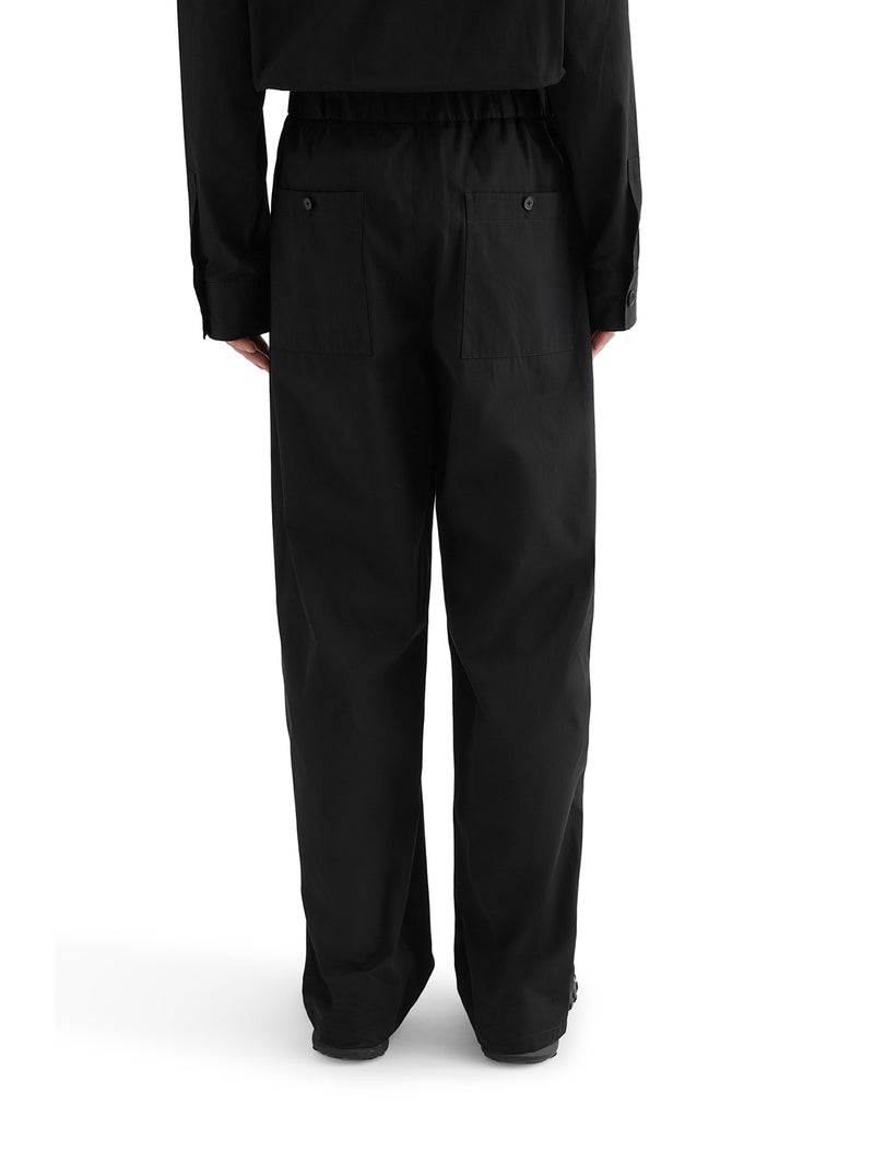 COTTON POPLIN CARGO PANTS