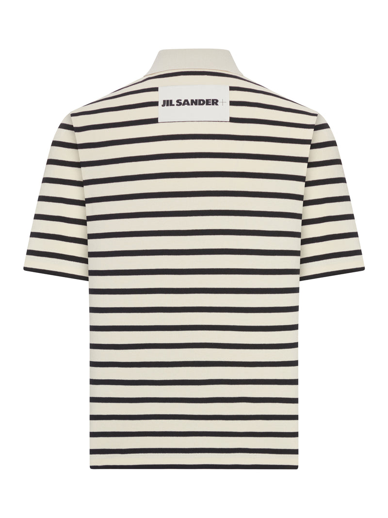 SHORT-SLEEVED POLO SHIRT MADE OF COTTON JERSEY