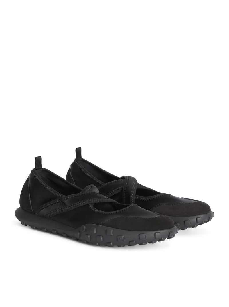 MOON SUEDE BALLET FLATS