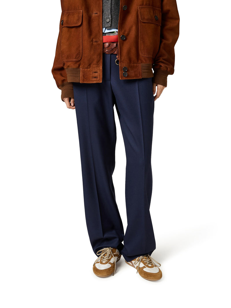 GYMNASIUM SNEAKERS IN TECHNICAL FABRIC AND SUEDE