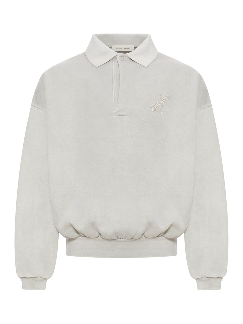 POLO COLLAR SWEATSHIRT