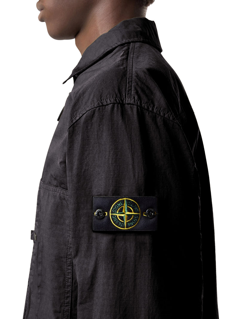 OVERSHIRT IN MERCERIZED ORGANIC COTTON RIPSTOP