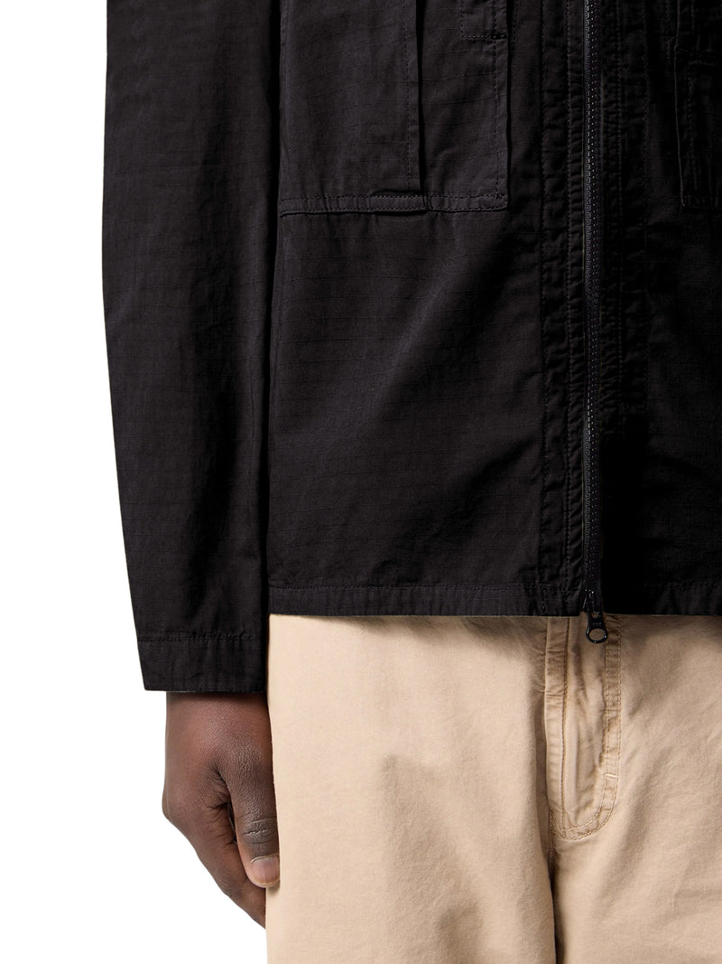 OVERSHIRT IN MERCERIZED ORGANIC COTTON RIPSTOP