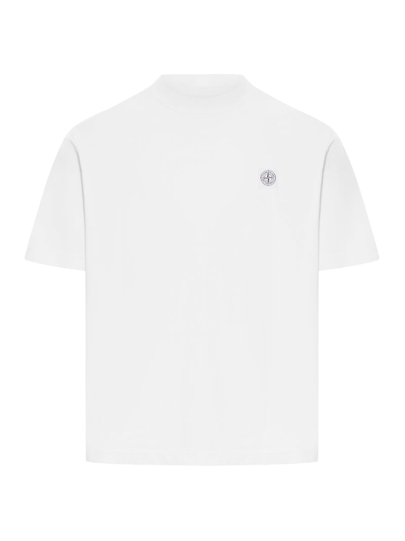 REGULAR FIT T-SHIRT WITH COMPASS LOGO
