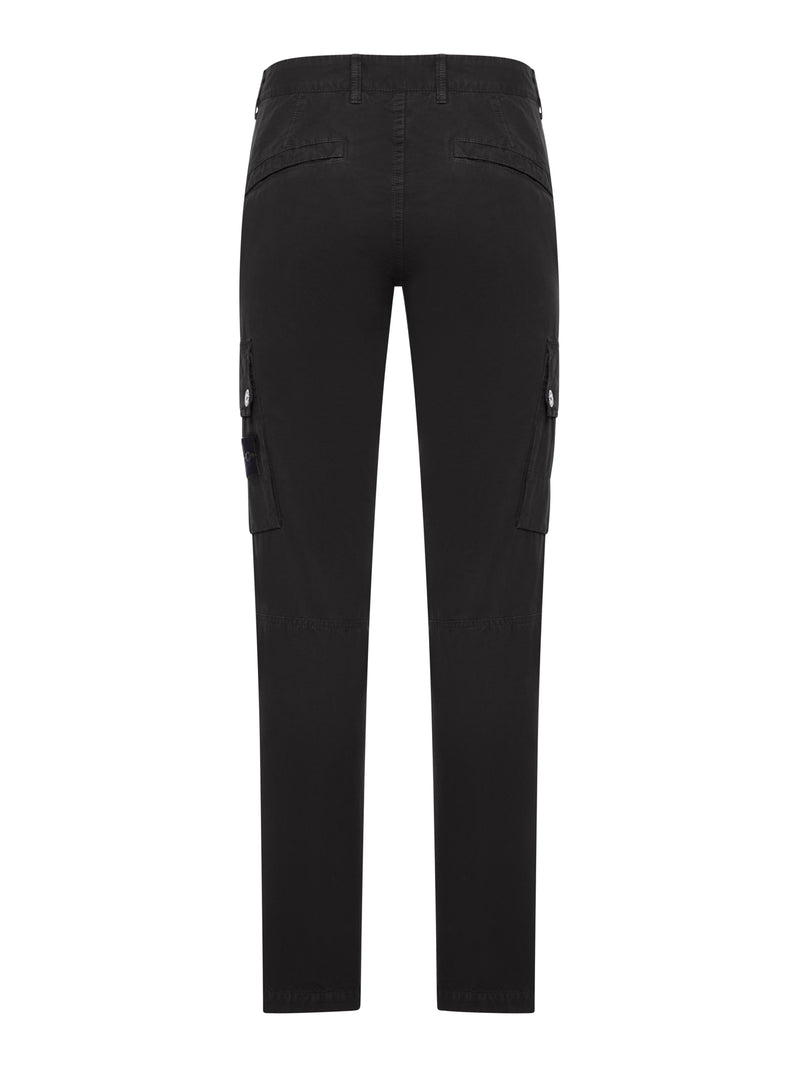 COTTON TROUSERS WITH COMPASS LOGO