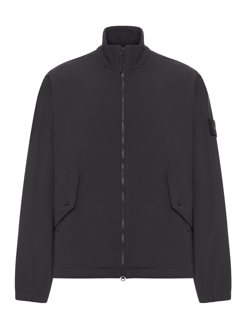 JACKET WITH STIFF COLLAR IN TECHNICAL MATERIAL