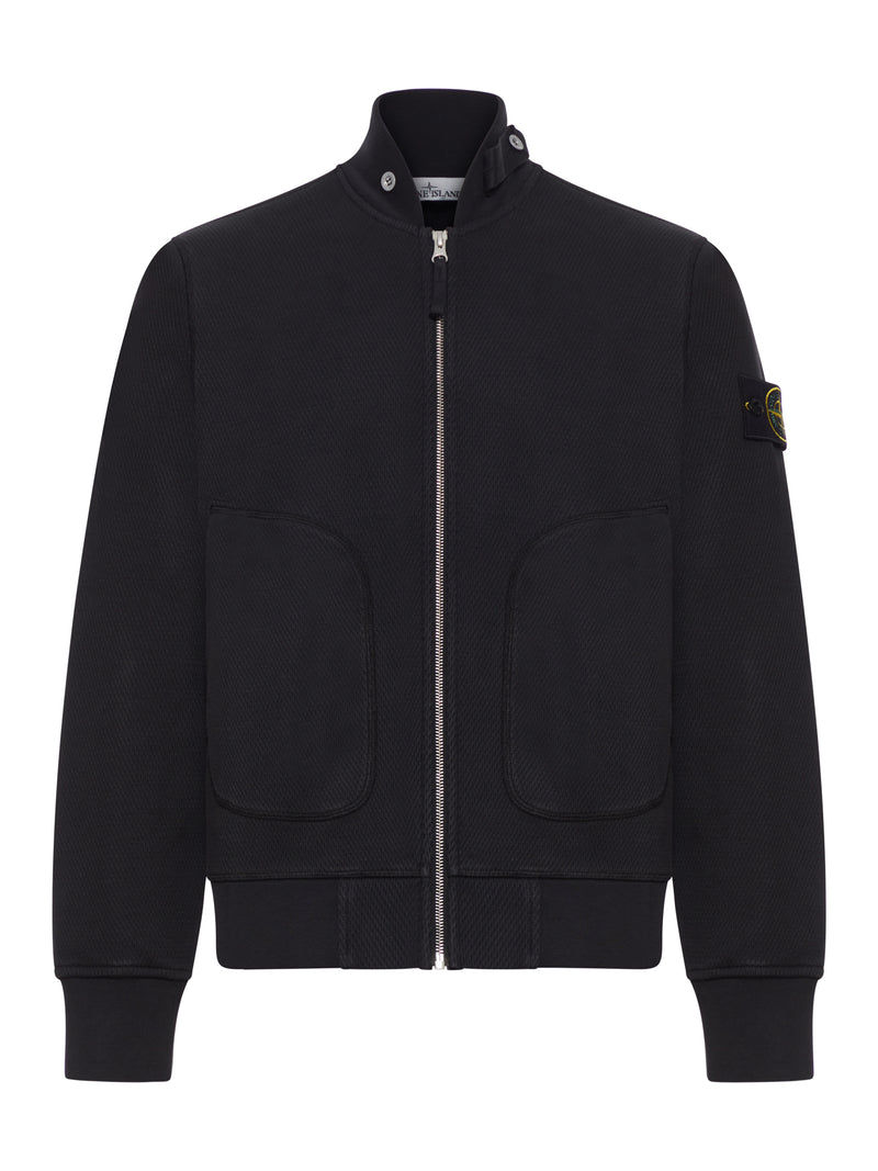 COTTON SWEATSHIRT WITH ZIP