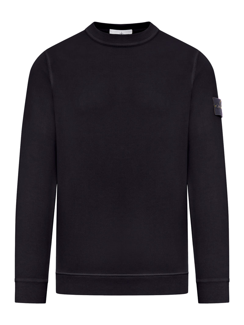 CREW NECK SWEATSHIRT WITH COMPASS LOGO