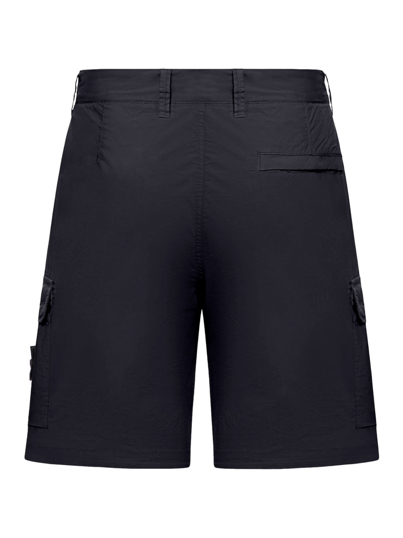 CARGO BERMUDA SHORTS WITH REMOVABLE BADGE