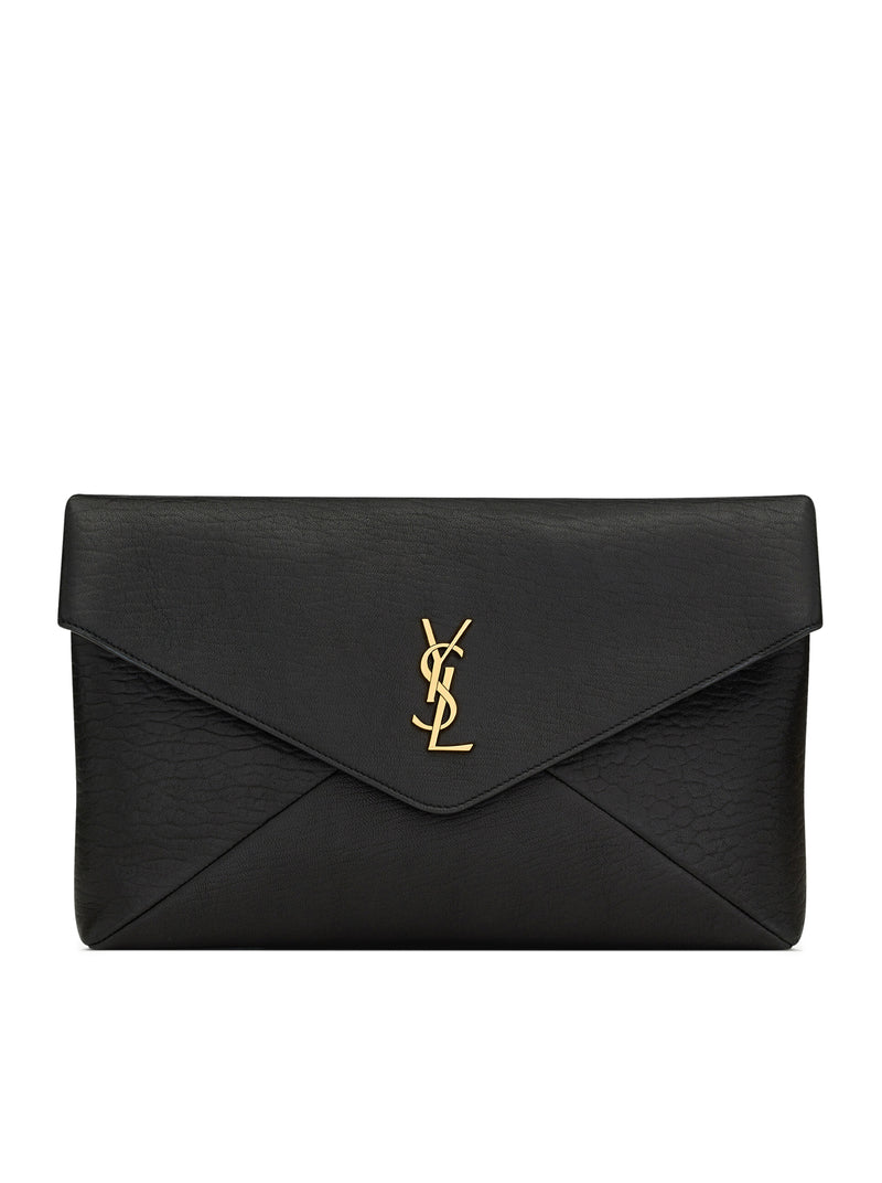 CASSANDRE LARGE LAMBSKIN ENVELOPE POUCH
