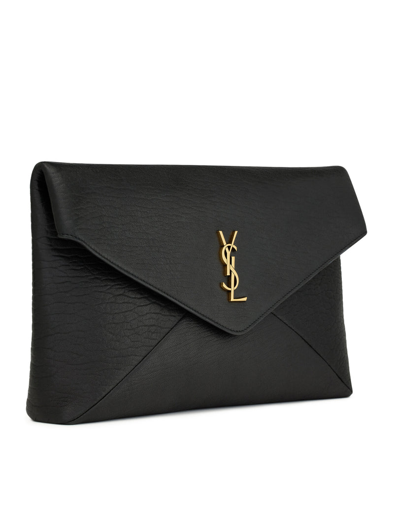CASSANDRE LARGE LAMBSKIN ENVELOPE POUCH
