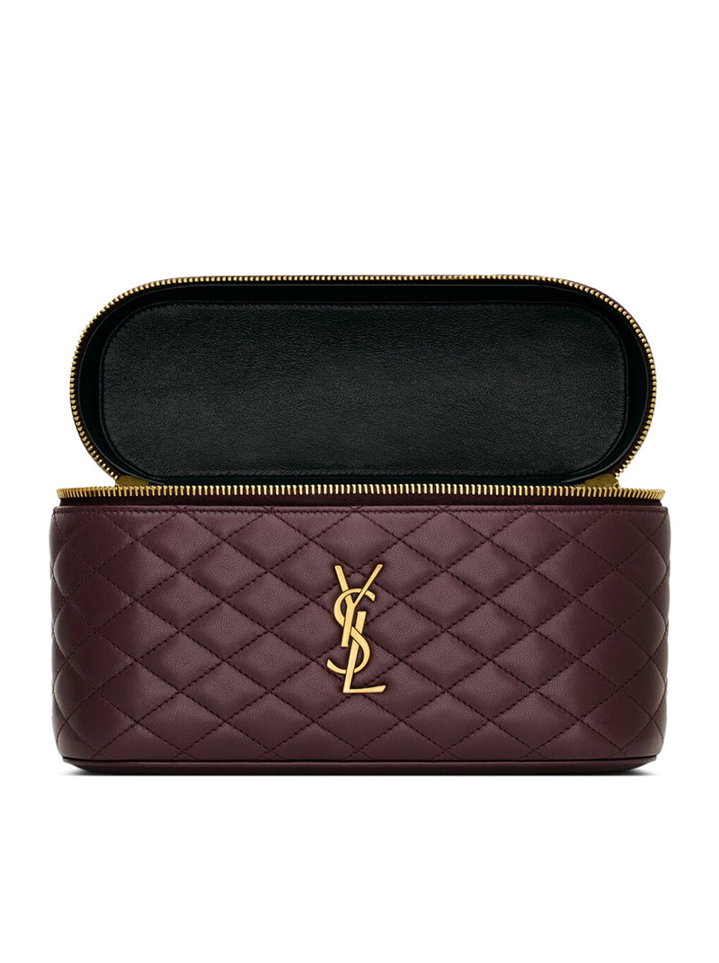 GABY LARGE LAMBSKIN VANITY BAG