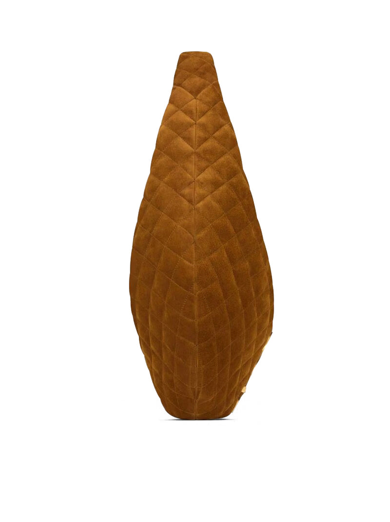 ICARE QUILTED SUEDE HOBO BAG