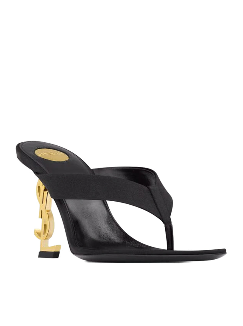 OPYUM MULES IN SATIN CREPE