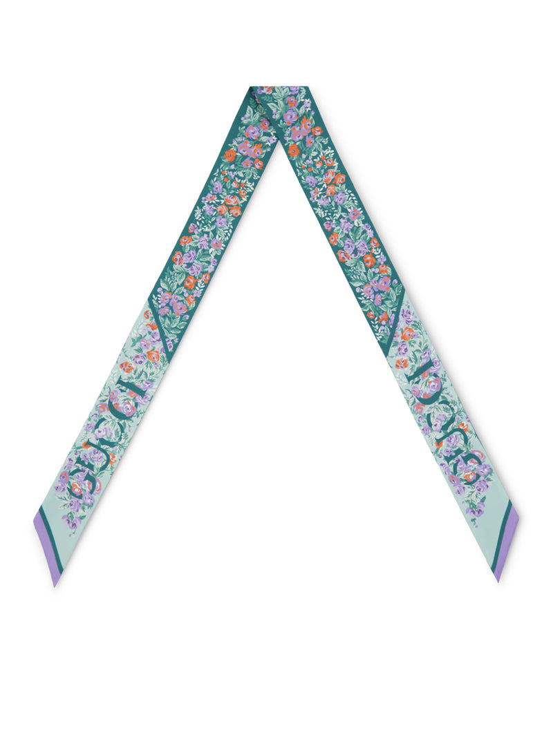 PRINTED SILK TWILL RIBBON