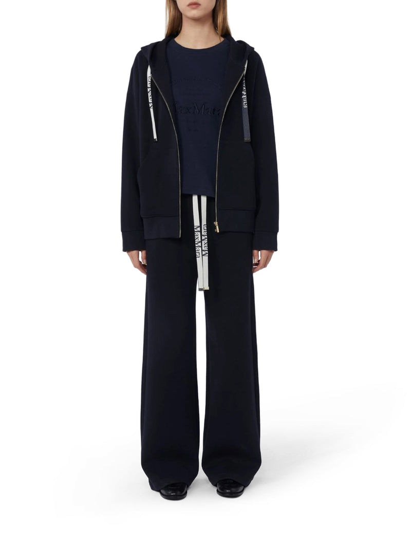 TECHNICAL JERSEY ZIP-UP HOODIE