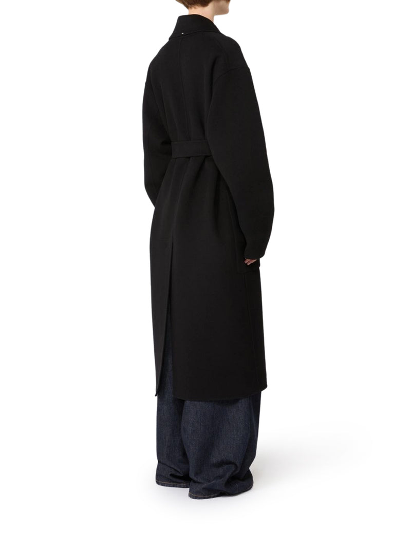 PURE WOOL ROBE COAT