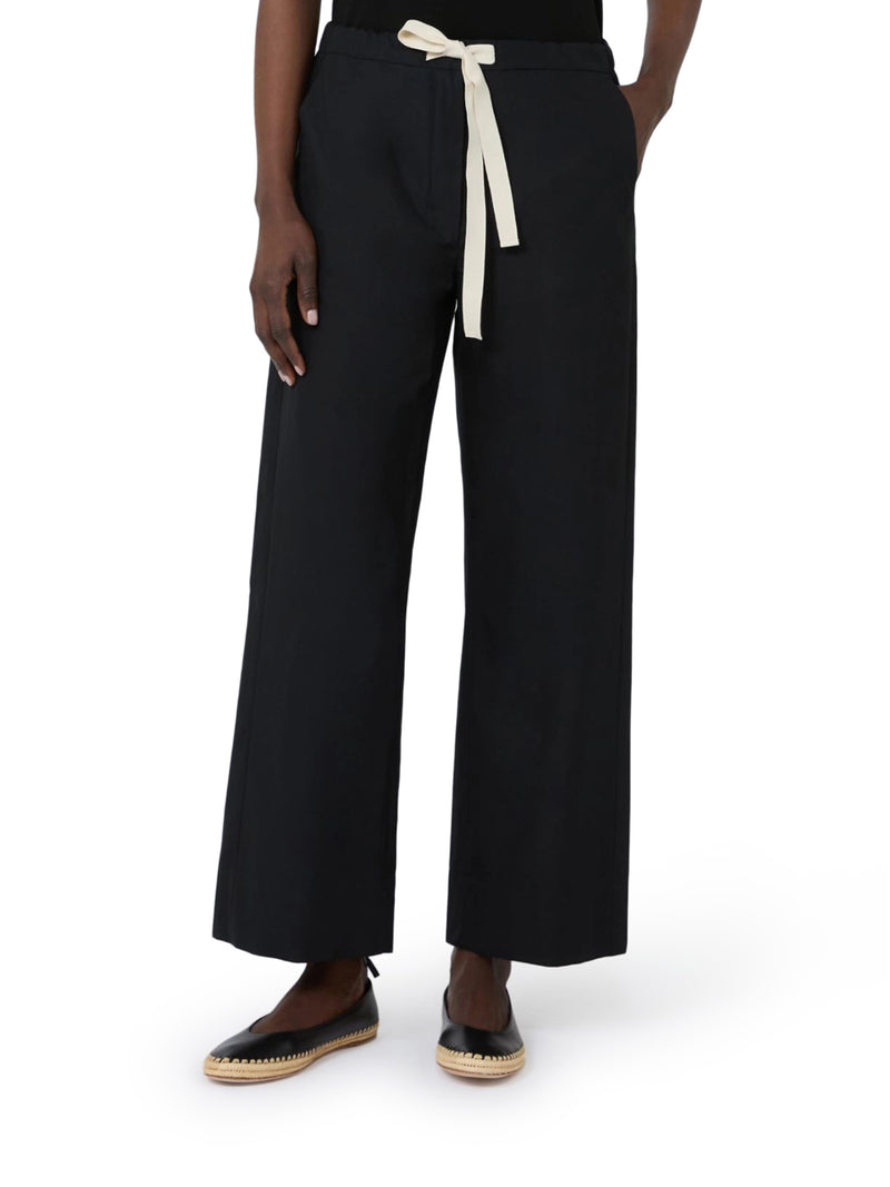 COTTON DRAWSTRING TROUSERS