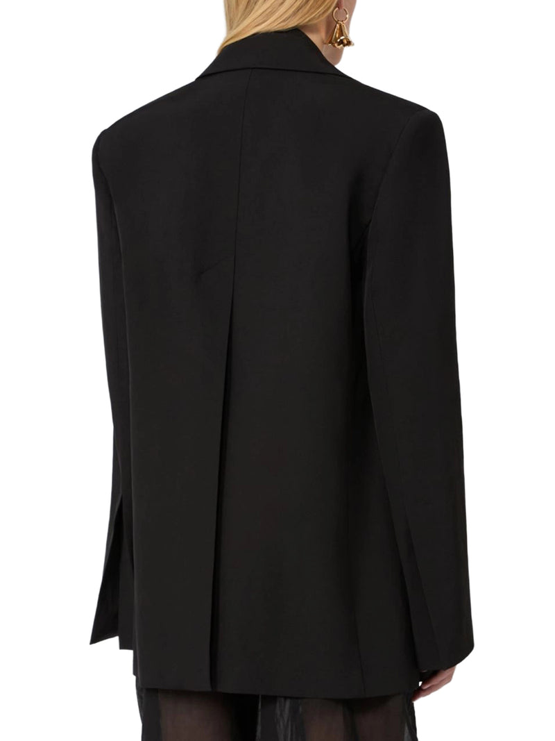 DOUBLE COLLAR BLAZER IN VISCOSE BLEND