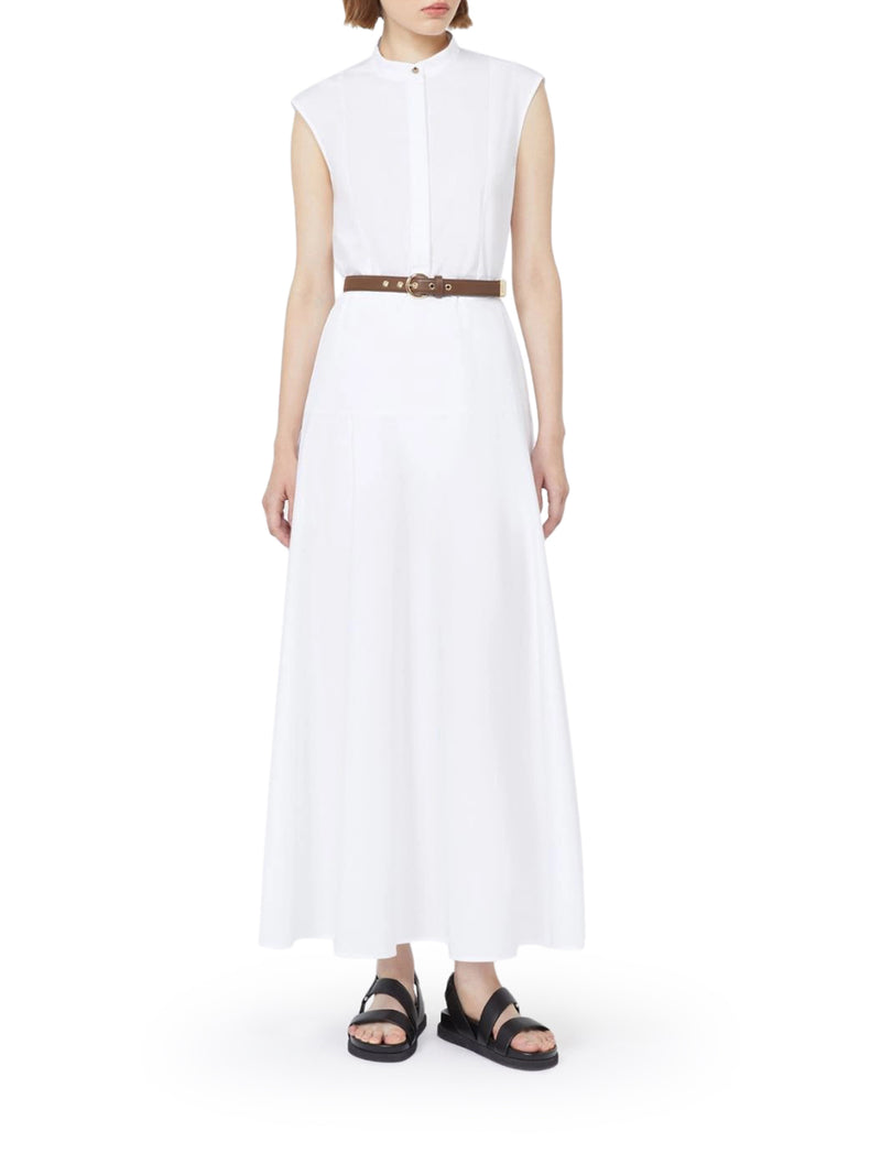COTTON POPLIN WHEEL-SHAPED DRESS